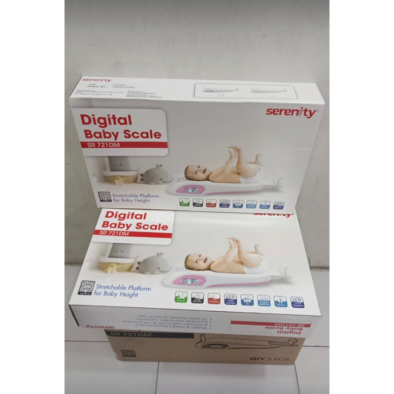 Timbangan Bayi Serenity SR-721/ Timbangan Bayi Digital + Ukur Tinggi Bayi SR-721
