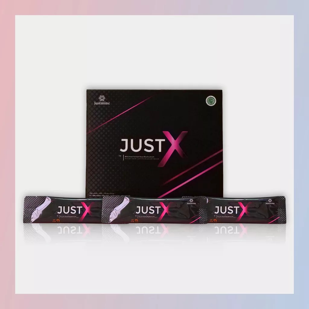 Just X Sachet Minuman Serbuk Nutrisi Penambah Stamina 1 Sachet