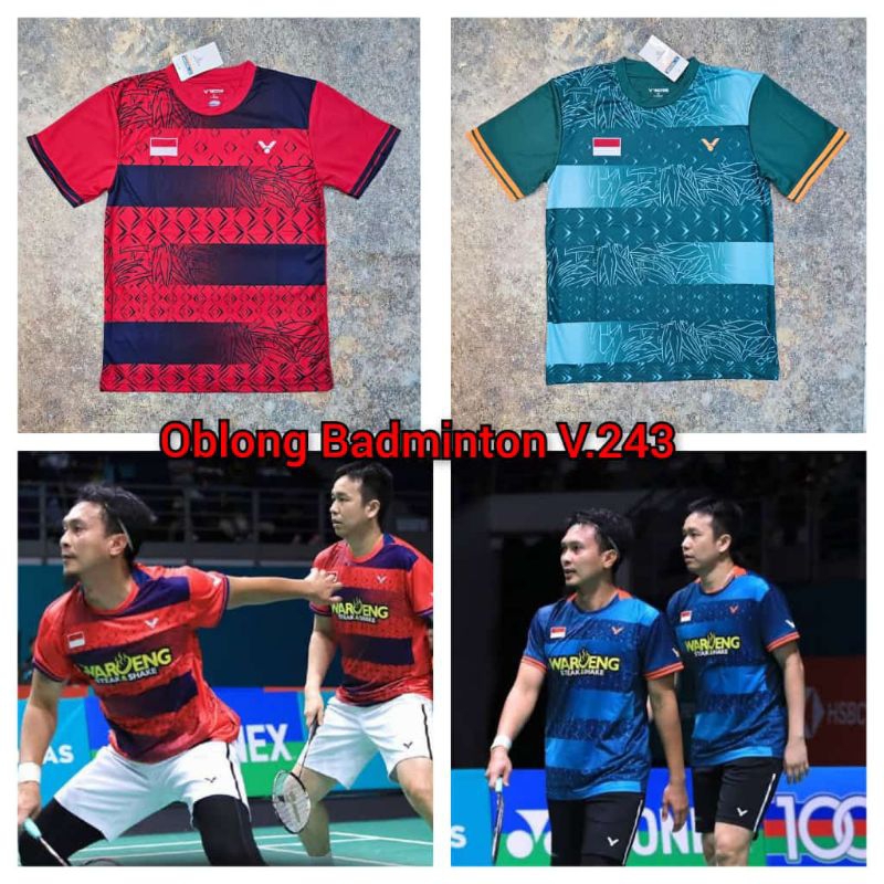 New Jersey Badminton Jersey Bulutangkis V.243 Jersey V 243 The Daddies Hendra Ahsan Terbaru