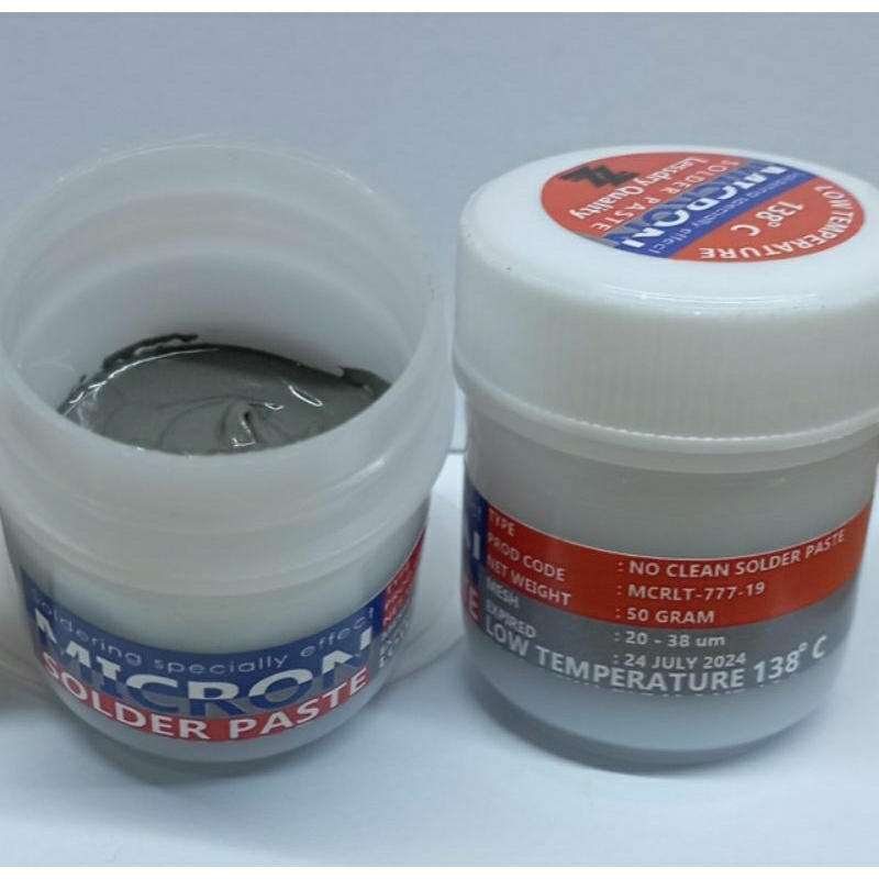 TIMAH CAIR - TIMAH PASTA  LOW TEMPERATURE 50G LEADFREE