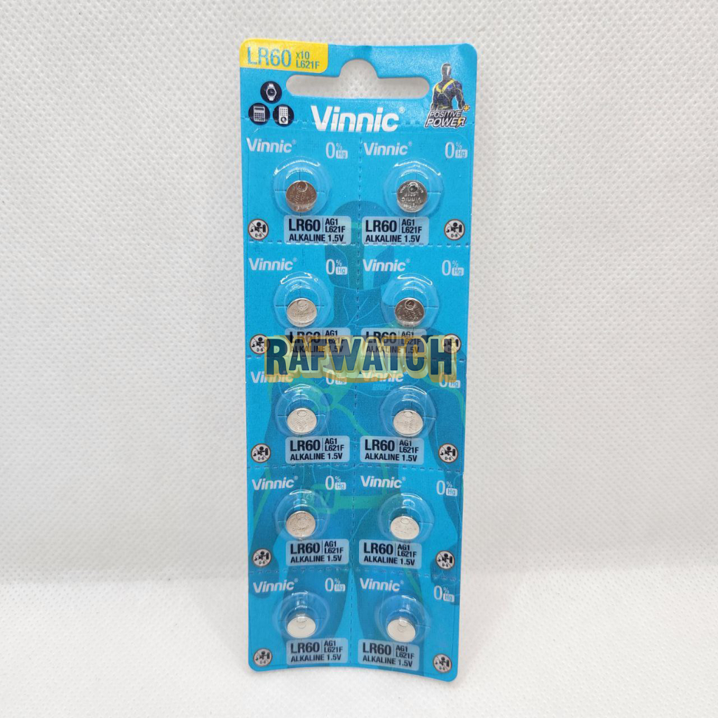 Baterai Vinnic L621 Original Baterai Jam LR60 AG1 1.5V