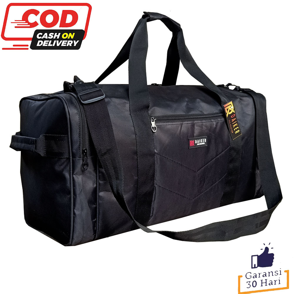 Tas Pakayan Premium Travel bag Daiker Tabung A-R OO1# Black Tas mudik Jumbo 60 LITER