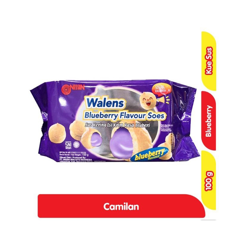 NISSIN Walens Bluberry Soes 100g