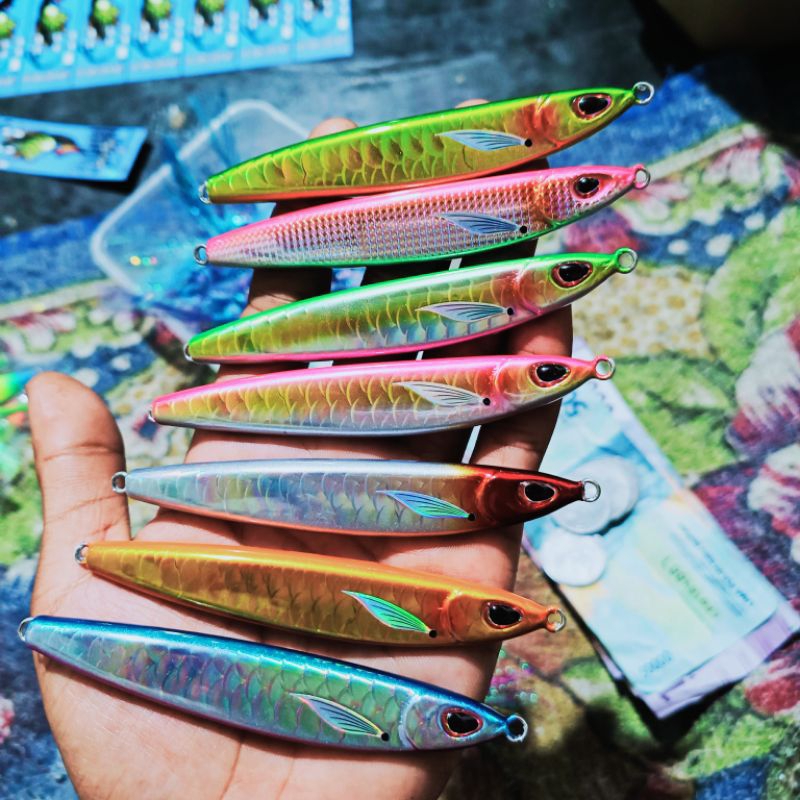 Metal jig 60gram gomame GID umpan pancing micro jig
