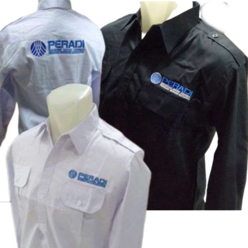 KEMEJA ADVOKAT PERADI BORDIR || KEMEJA PERADI || SERAGAM PERADI BORDIR || BAJU ADVOKAT BORDIR