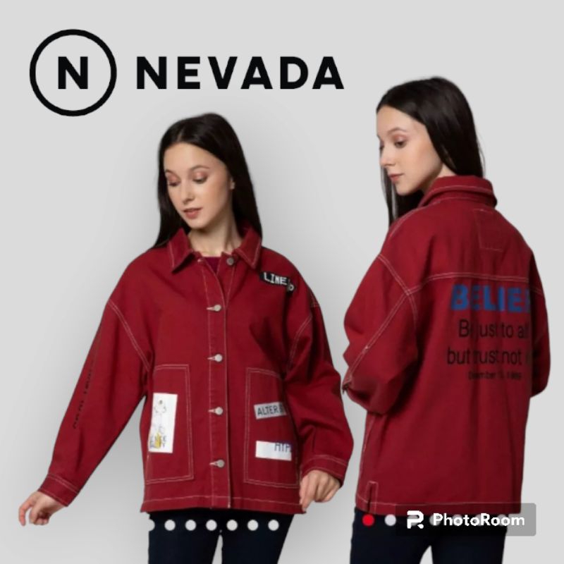 Nevada Jaket Denim Street Style Original Full Bandrol