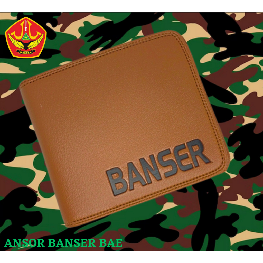 Dompet Kulit Banser Dalas Premium Free Box Bisa Ukir Nama