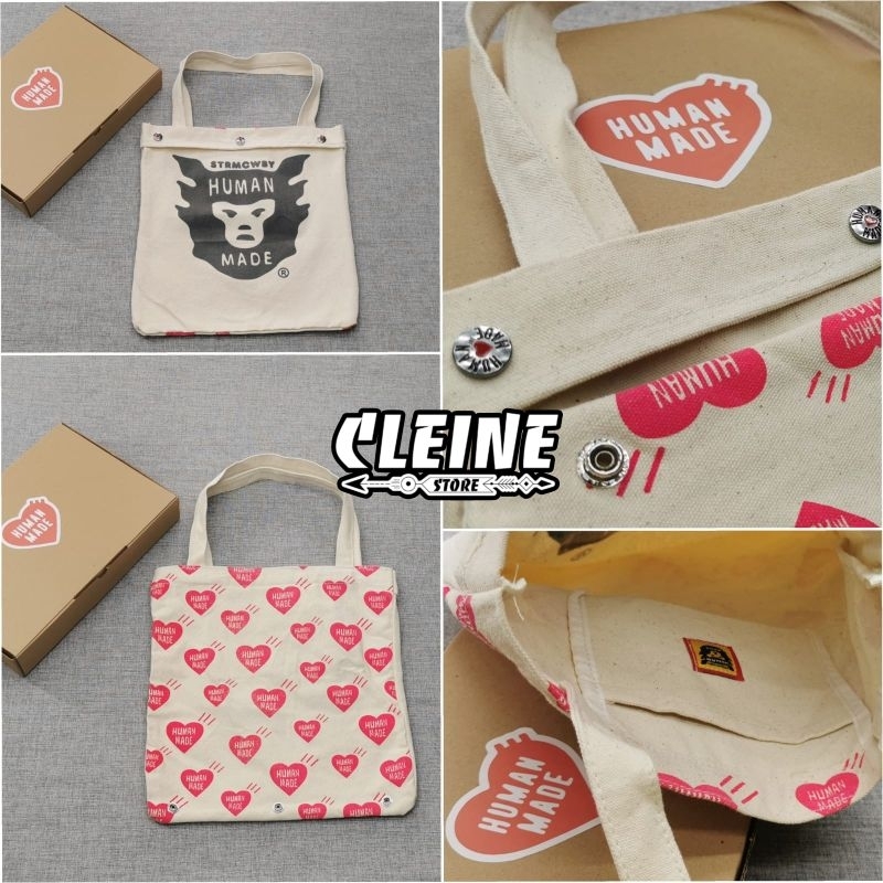 Human Made Totebag Japan Magazine Bisa Dilipat Free Box