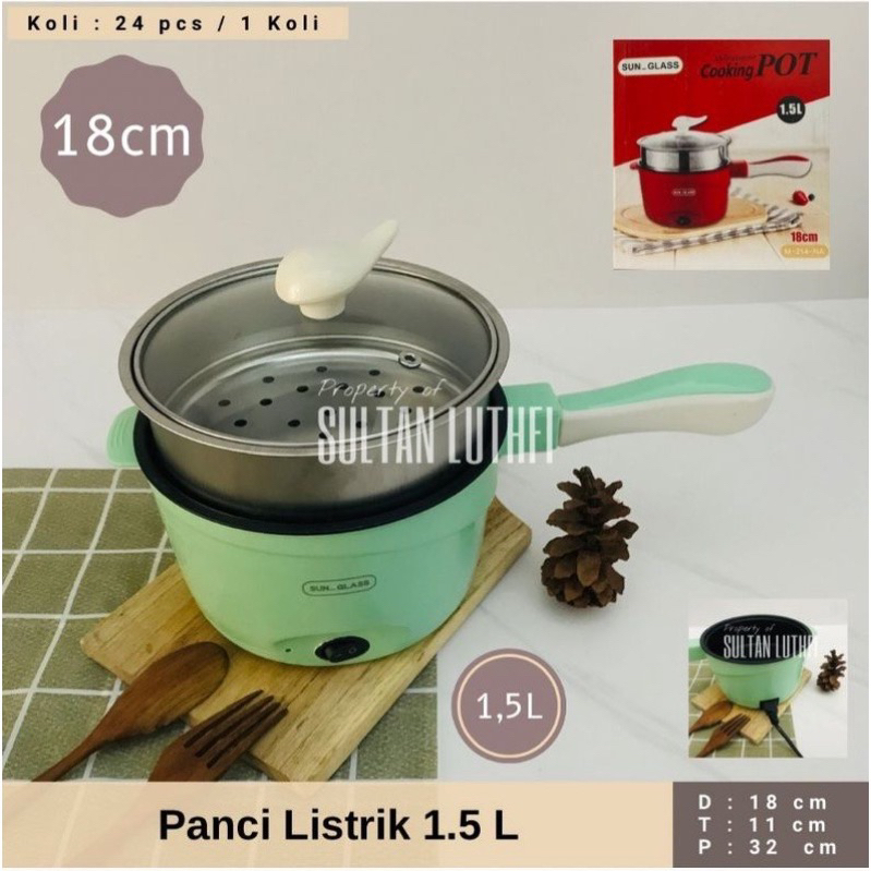 PANCI LISTRIK / ELECTRIC MULTIFUNGSI 18cm