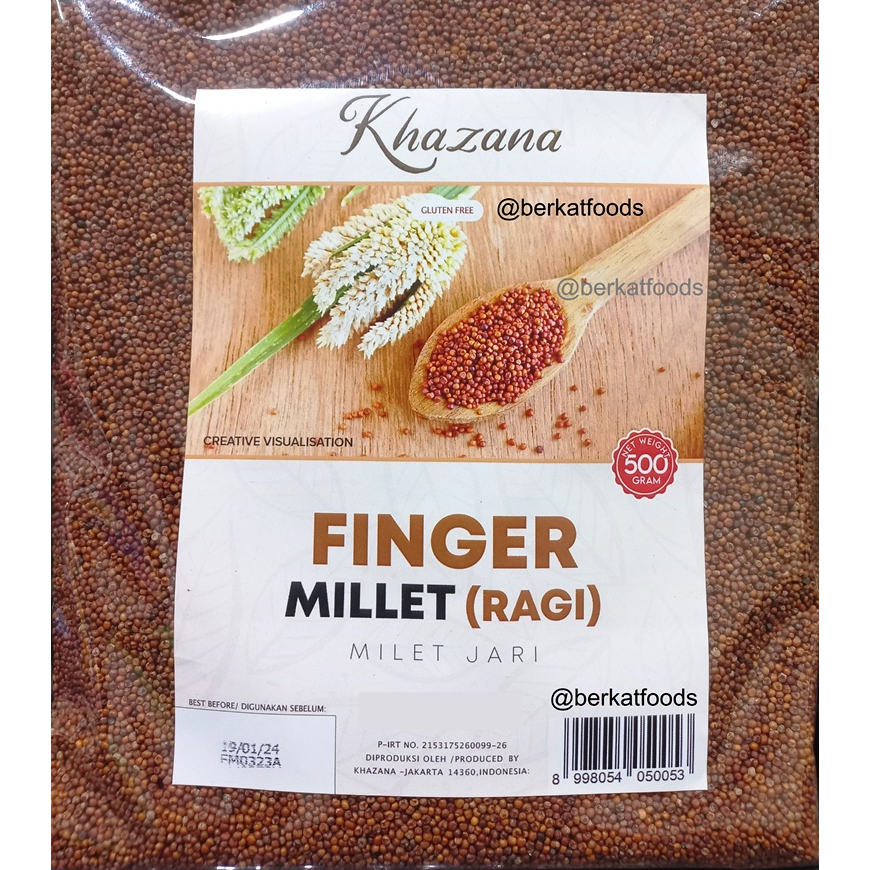 

Finger Millet / Ragi Milet / Biji Serealia Jawawut Jari Gluten Free