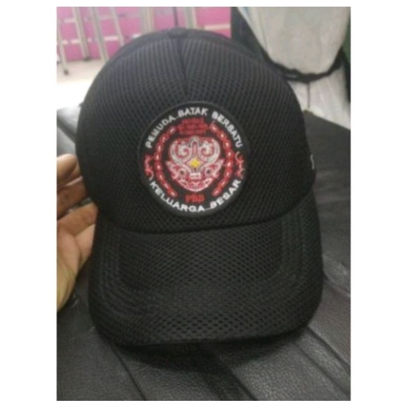 TOPI JARINB PBB TOPI LOGO LIST PADI KAPAS PEMUDA BATAK BERSATU