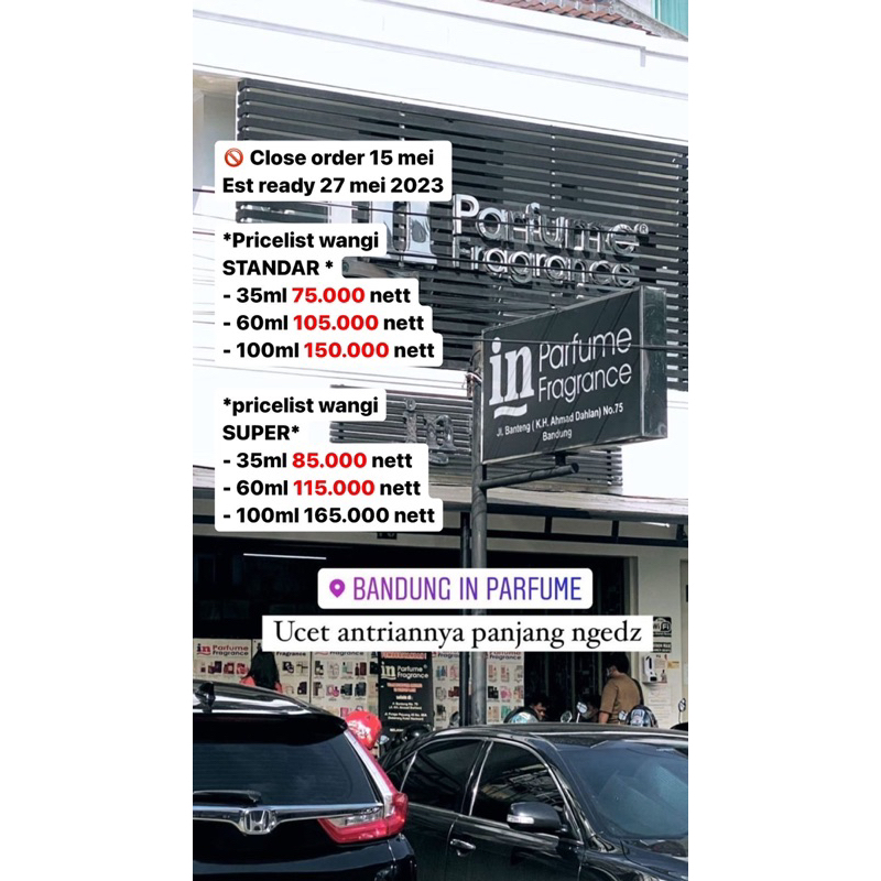 jastip IN PARFUM BANDUNG