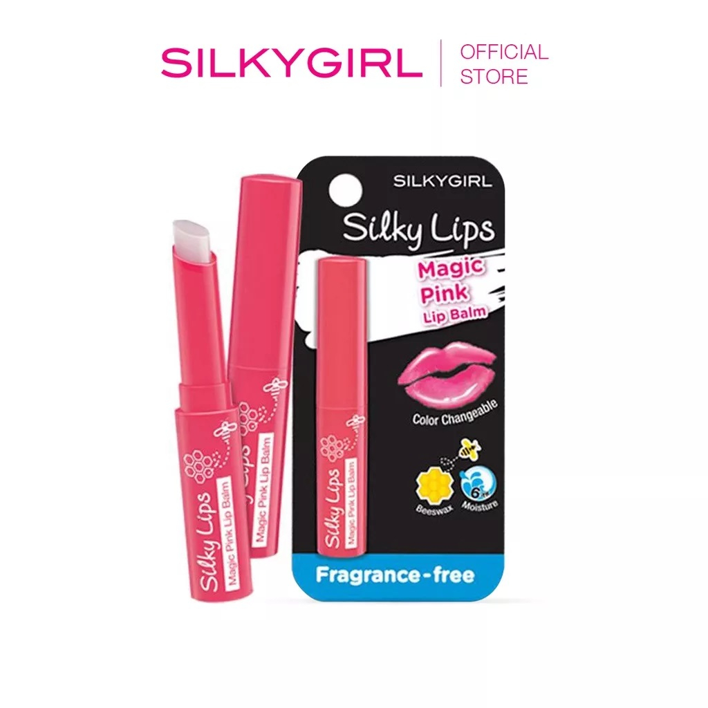 SILKYGIRL Magic Lip Balm Pink Cherry / Strawberry / Fragrance Free