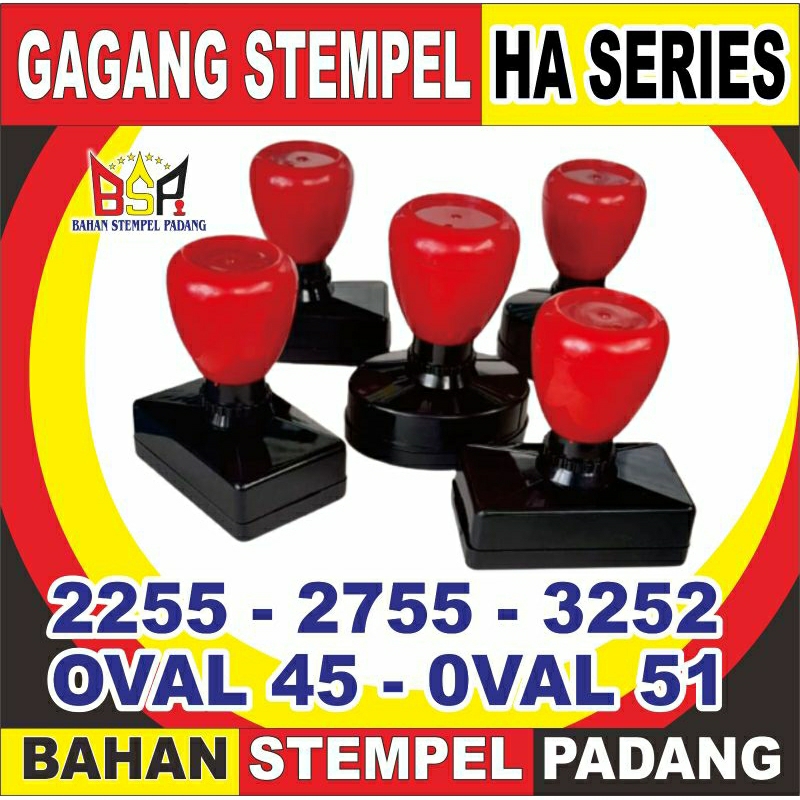 

GAGANG STEMPEL FLASH HA SERIES PERSEGI DAN OVAL