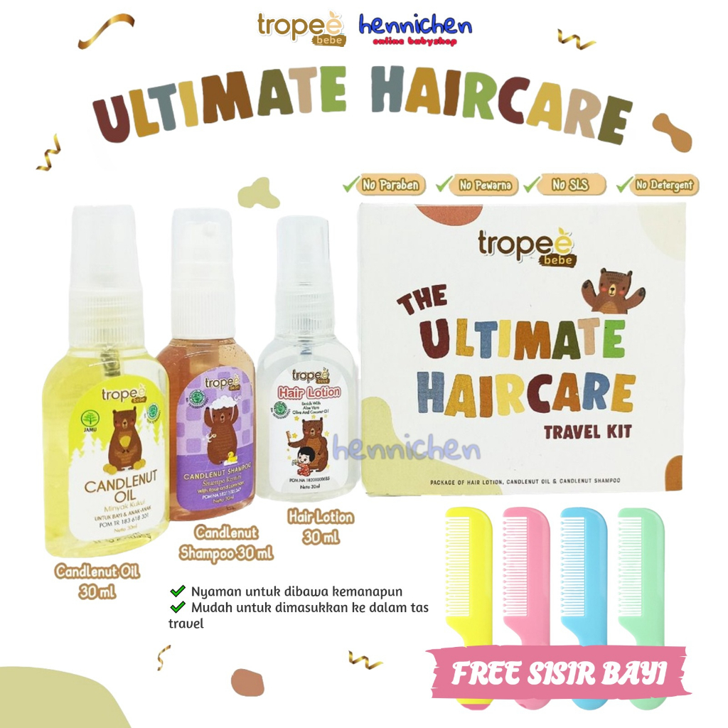 Tropee Bebe - Hair Care Starter Kit / TROPEE HAIR CARE 30ML