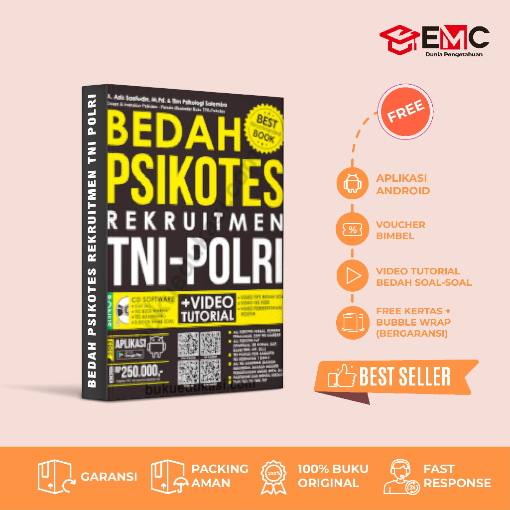 EMC Buku Tni Polri 2024 Bedah Psikotes Rekruitmen Tni Polri
