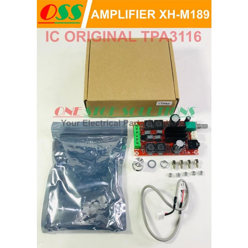 POWER AMPLIFIER 100W CLASS D XH-M189 2x50W DC24V TPA3116D2 STEREO