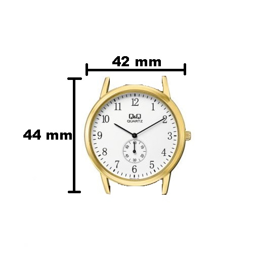 SALE Jam Tangan Pria Bisnis Classic Kulit Leather Analog Ori Q&amp;Q QnQ QQ QA60 Series