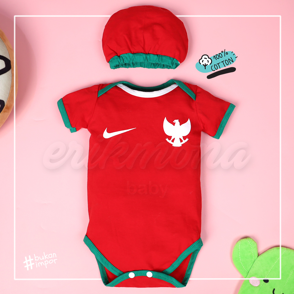 baju bayi jumper bayi timnas bola indonesia