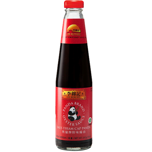 

LEE KUM KEE PANDA OYSTER SAUCE 510 GR ( SAUS TIRAM )