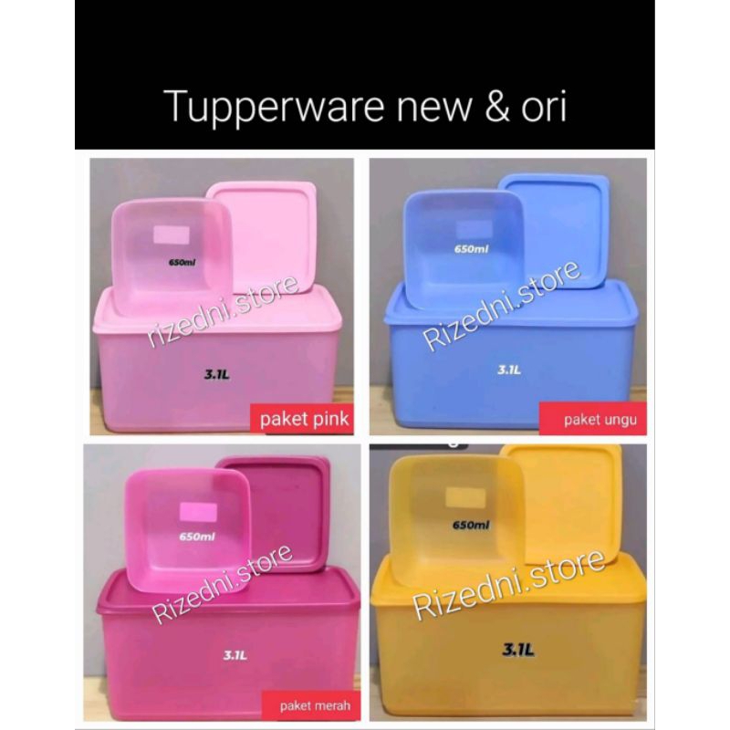 funtastic four tupperware wadah tempat penyimpanan fantastic