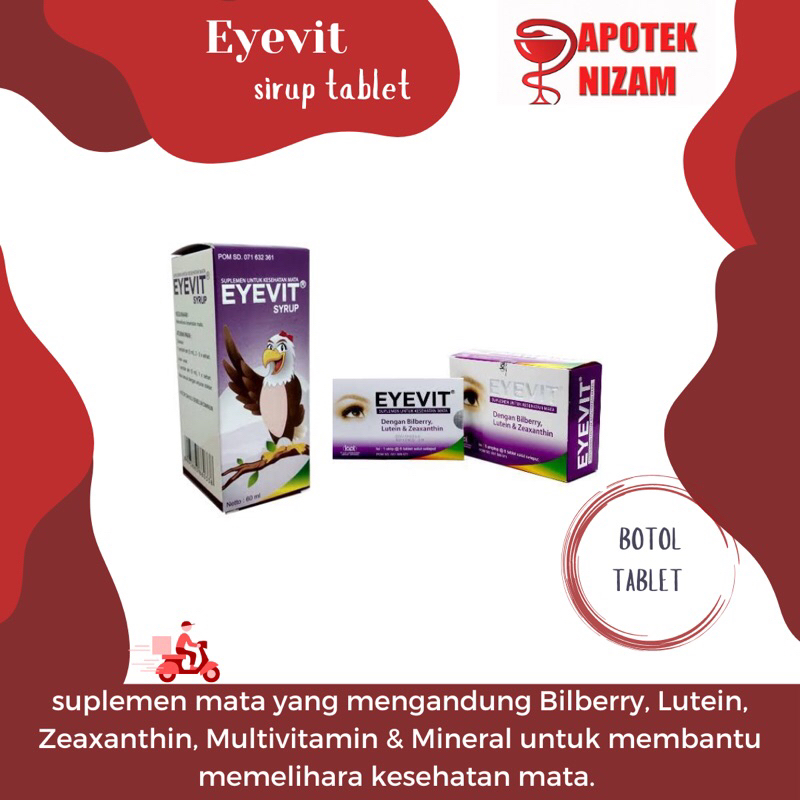 EYEVIT TABLET/STRIP DAN EYEVIT SIRUP