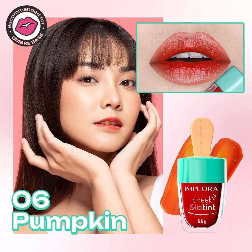 LIPTINT LIP TINT IMPLORA LIPTIN GLOSSY PEMERAH BIBIR PIPI | CHEEK &amp; LIPTINT MAKEUP COSMETIC KOSMETIK