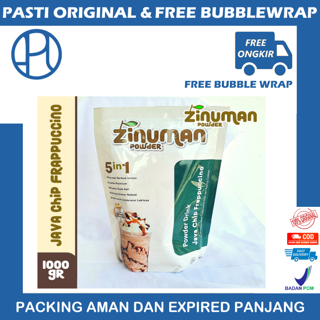 

ZINUMAN POWDER RASA JAVA CHIP FRAPPUCCINO 500GR