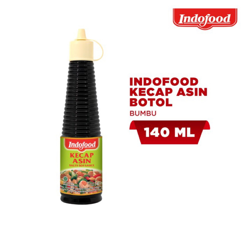 

Kecap Asin Indofood Botol 140 ml