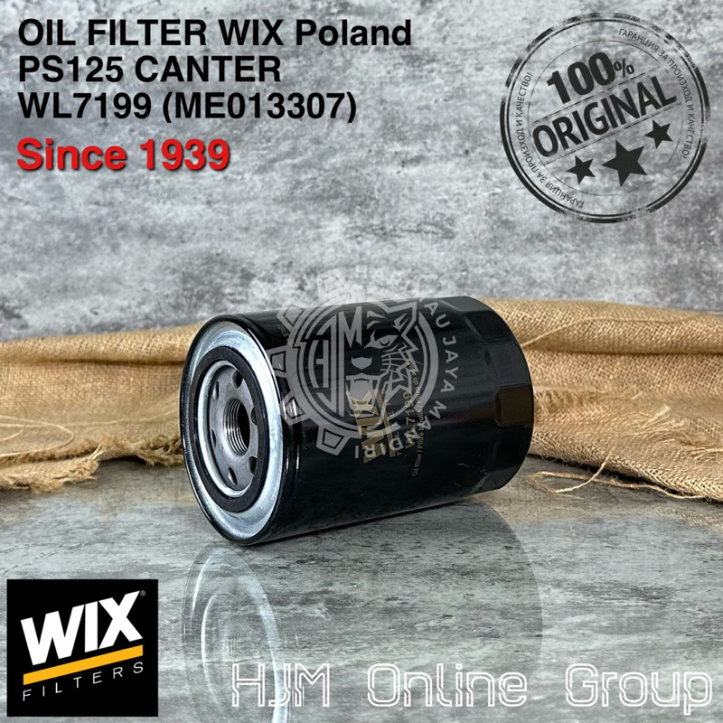 OIL FILTER OLI PS135 PS125 TURBO CANTER WIX Poland WL7199