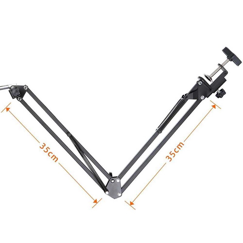 [OBRAL RIJEK] Microphone Stand Holder 360 Lazypod Clamp - NB-35