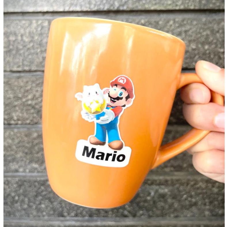 

Label stiker nama lucu karakter tahan air waterproof