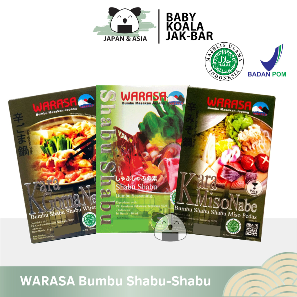 

WARASA Bumbu Shabu-Shabu Instan 50 g Halal │ Bahan Kuah Sabusabu Praktiss