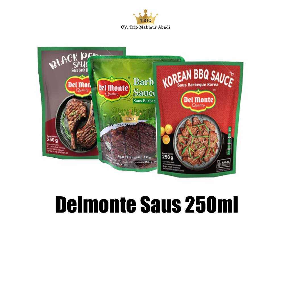 

Delmonte Saus Black Papper / Korean / Bbq 250g