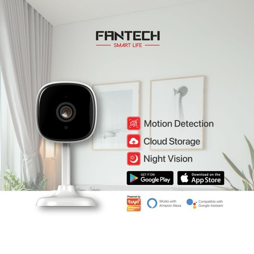 Fantech SC01 Smart Life IP Camera Smart CCTV Indoor Kamera Audio Full HD 1080p Wifi Dalam Ruangan STC Garansi Resmi 1 Tahun Bardi