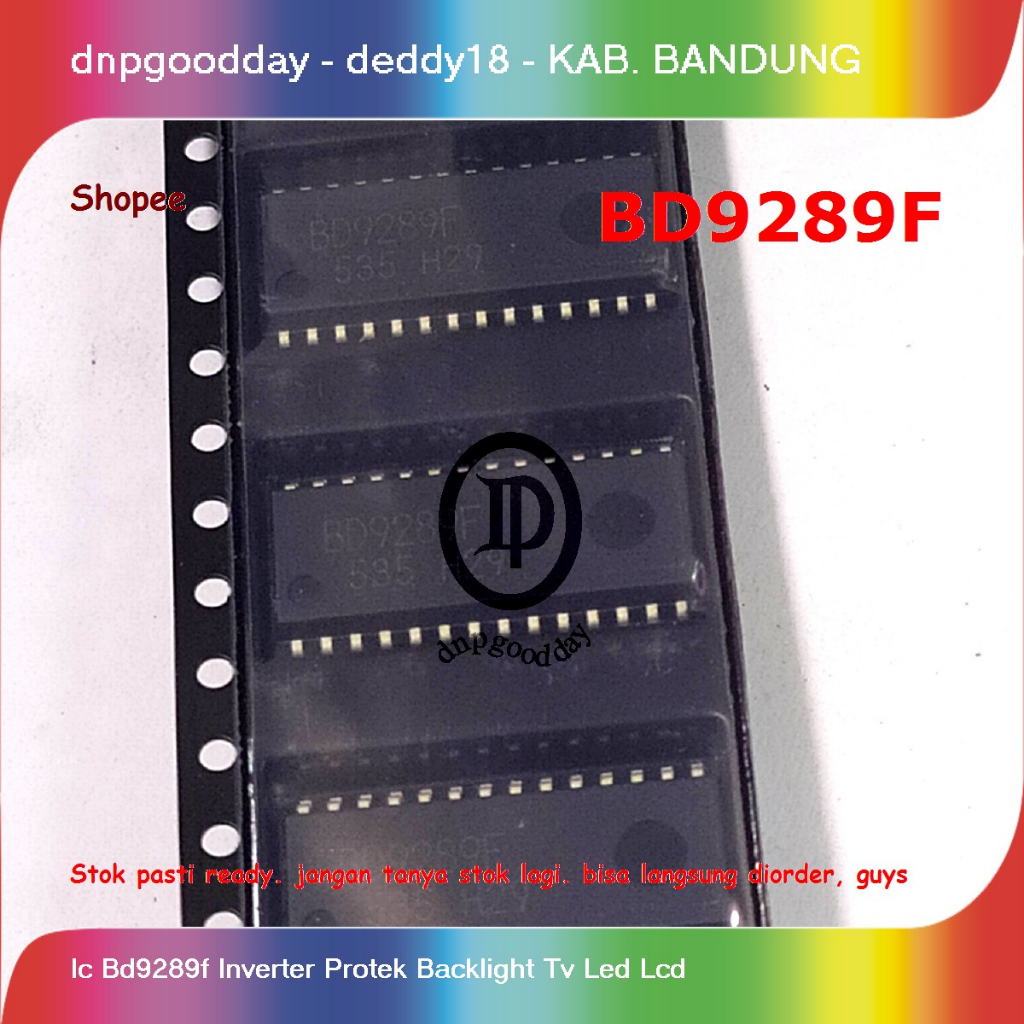 Ic Bd9289f Inverter Protek Backlight Tv Led Lcd