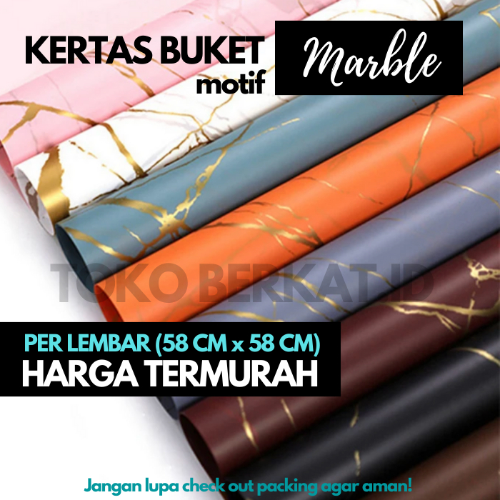 

[TERMURAH] KERTAS BUKET BUNGA CELLOPHANE MOTIF MARBLE MARMER MEWAH PREMIUM WRAP FLOWER FLORIST SNACK BUNGA
