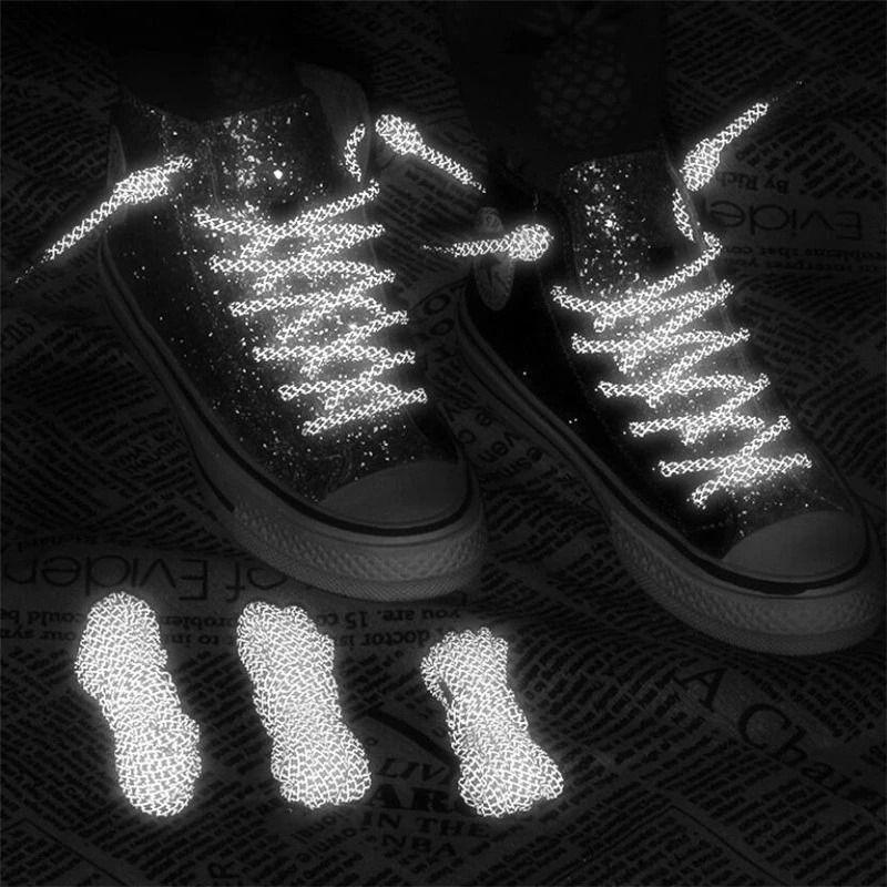 Tali Sepatu Gepeng Reflective 120cm