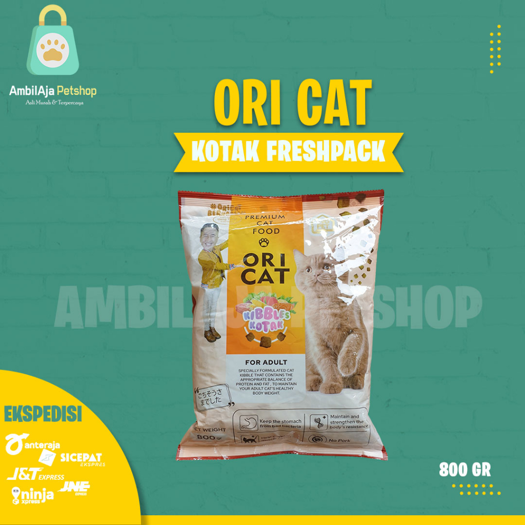 Makanan kucing murah ORI CAT 800 Gram ALL VARIAN