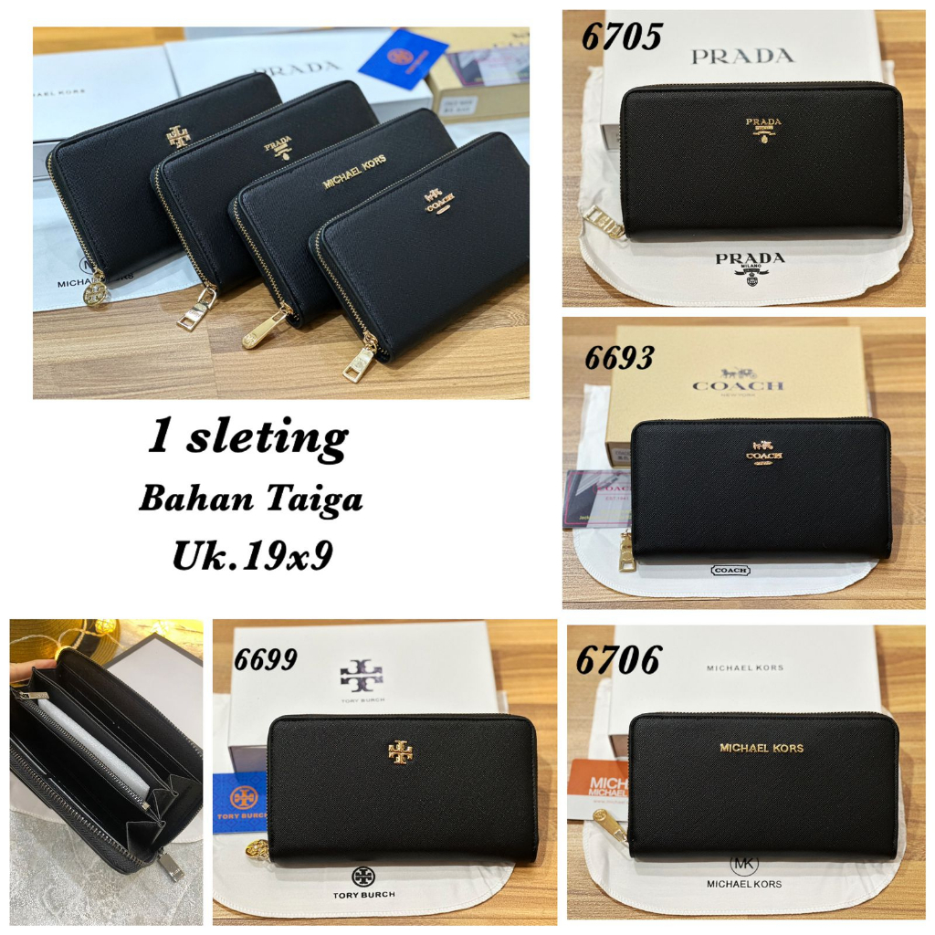 DOMPET FASHION KEKINIAN IMPORT PREMIUM / DOMPET CEWEK PANJANG / DOMPET KARTU PANJANG / DOMPET PESTA