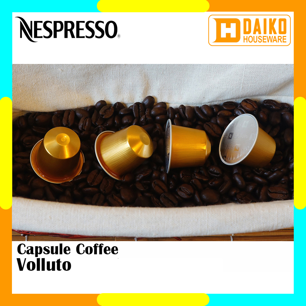 Capsule Nespresso Volluto Original Nestle 1 Pack - Coffee Espresso Kopi Kapsul Expired Panjang