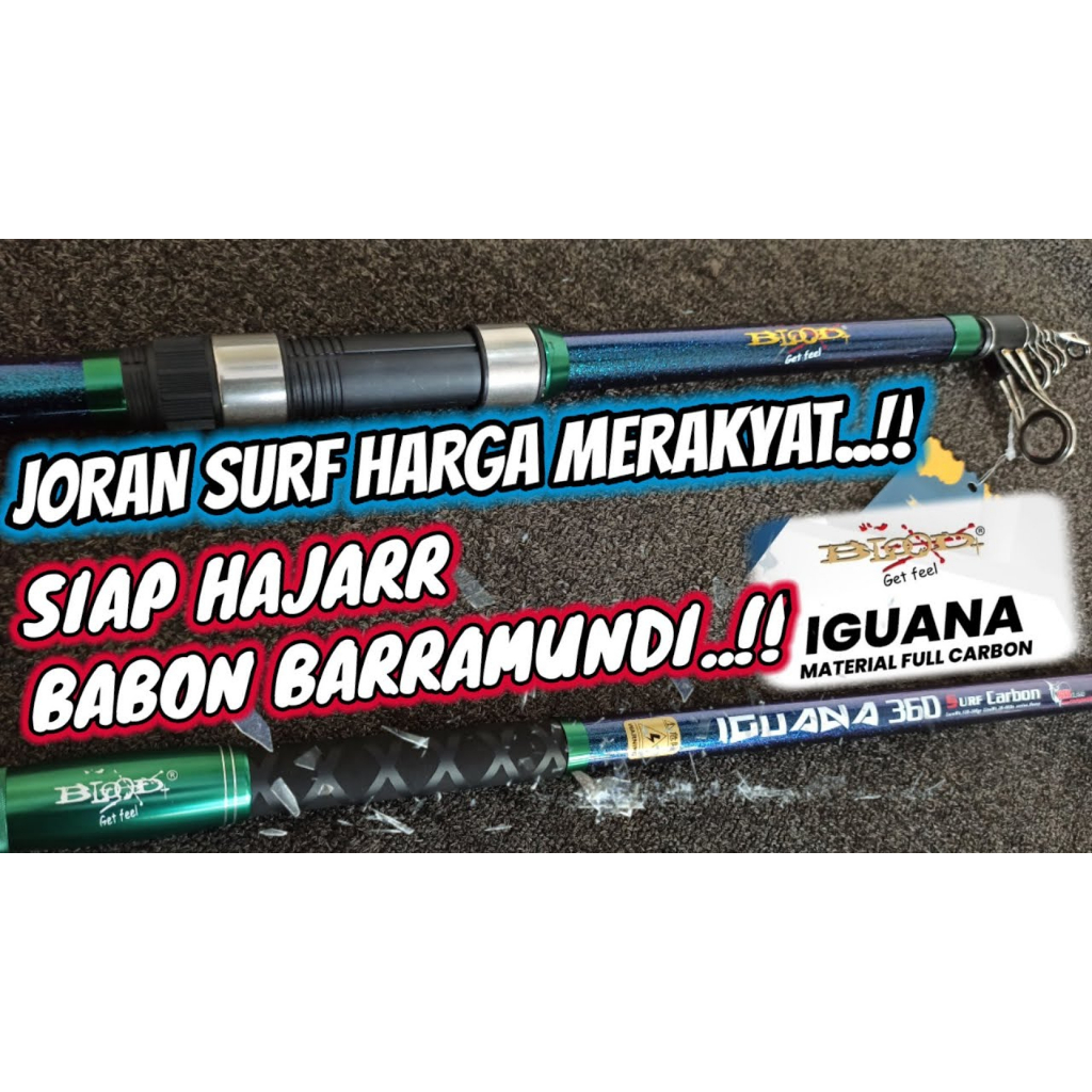 Rod TELESCOPIC SURF BLOOD IGUANA