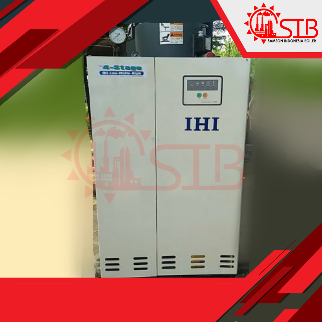 STEAM BOILER SECOND EX JEPANG 300KG SOLAR IHI (BEKAS)