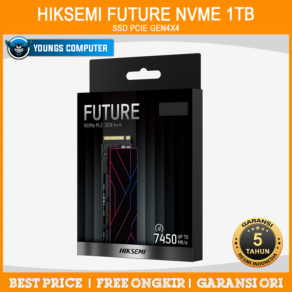 SSD HIKSEMI FUTURE PCIe Gen4x4 NVME 1TB | HS-SSD-FUTURE 1024G