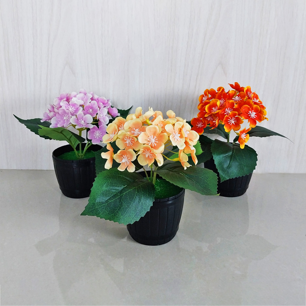 AND / COD / Tanaman Bunga Hias Mini Import Dekorasi Rumah Terkini Artificial Flowers Bunga Pajangan Indoor PBP63