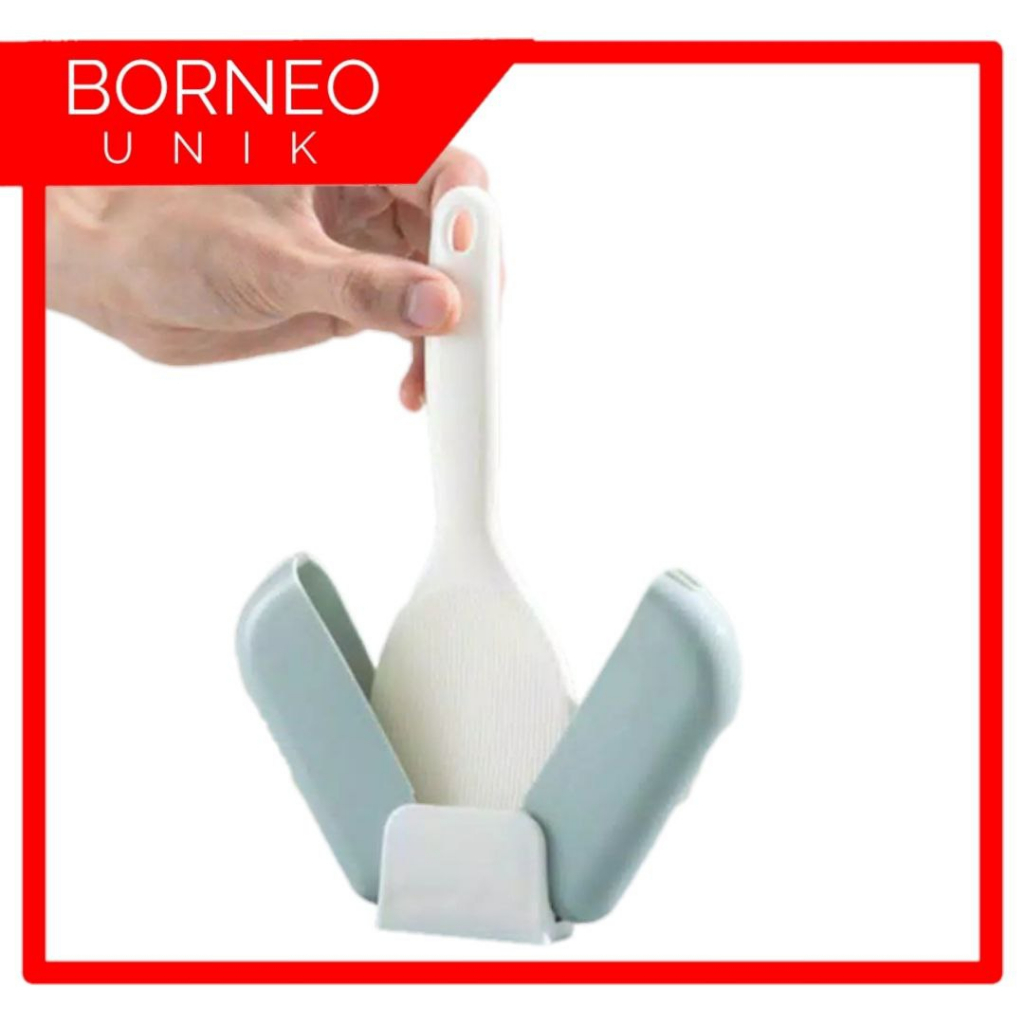 Tempat Centong Nasi Otomatis / Centong Nasi Otomatis / Centong Nasi Ajaib / Sendok Nasi Otomatis