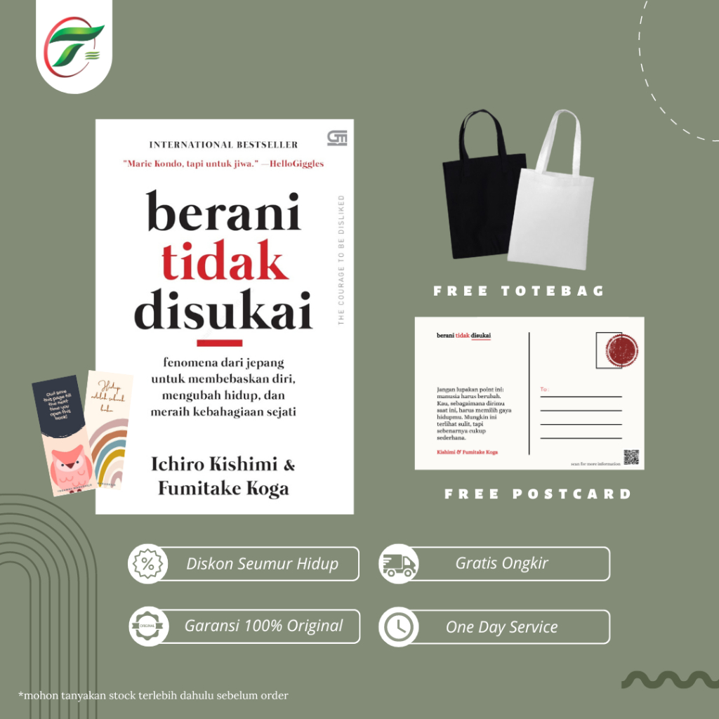 BEST SELLER  BERANI TIDAK DISUKAI // BERANI BAHAGIA // BERANI TIDAK DI SUKAI HC