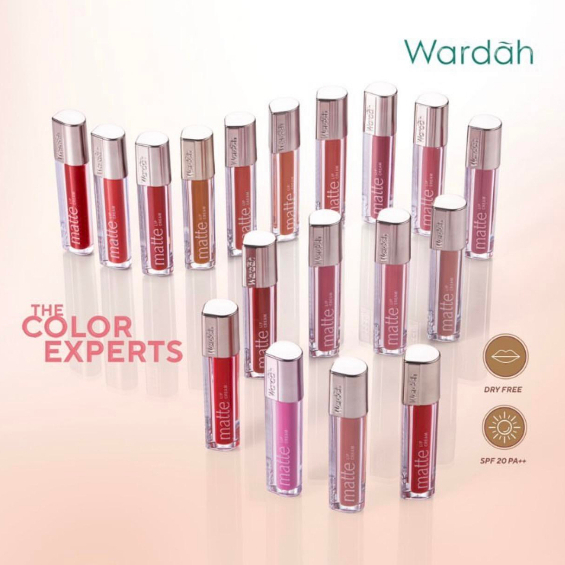 [NEW PACKAGING] WARDAH EXCLUSIVE MATTE LIP CREAM LIPCREAM - 4GR