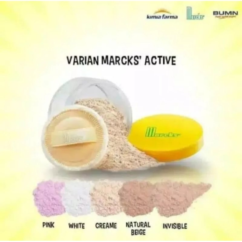 Marks Bedak Tabur & Marks Bedak Padat