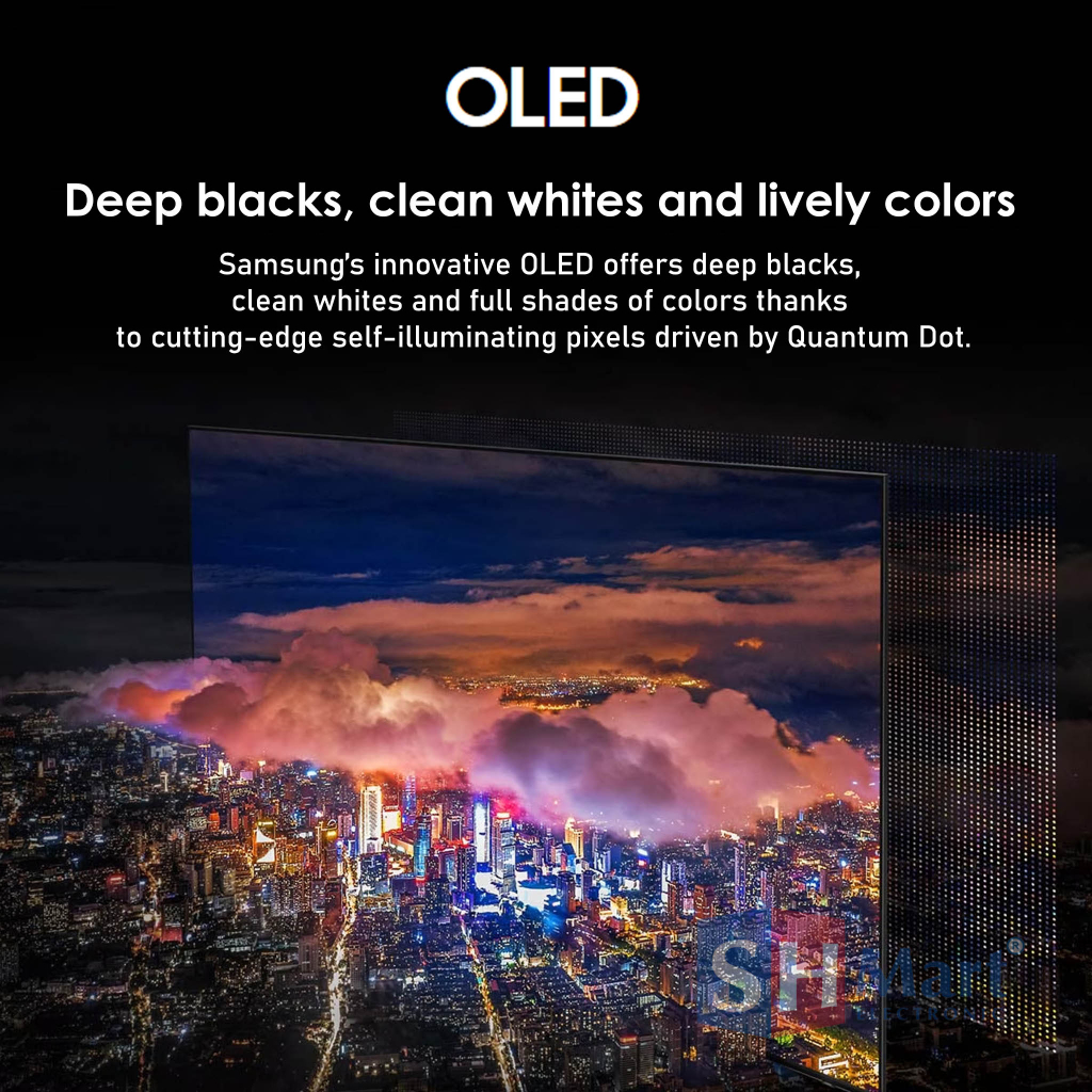 SAMSUNG OLED TV 65 INCH 65S90C UHD 4K SMART TV QA65S90CAKXXD  NEW 2023 GARANSI RESMI